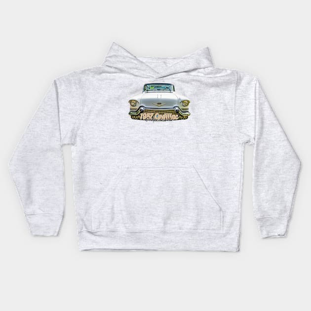 1957 Cadillac Coupe de Ville Kids Hoodie by Gestalt Imagery